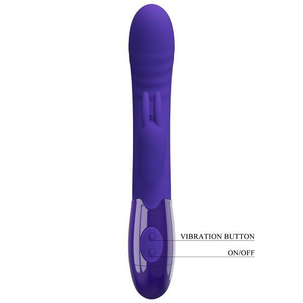Вібратор-кролик Pretty Love Cerberus Licking Vibrator Blue 6603BI-014795L фото