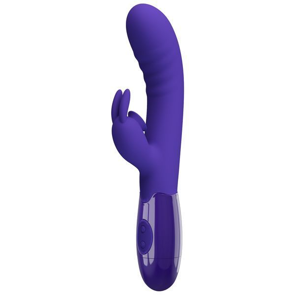 Вібратор-кролик Pretty Love Cerberus Licking Vibrator Blue 6603BI-014795L фото