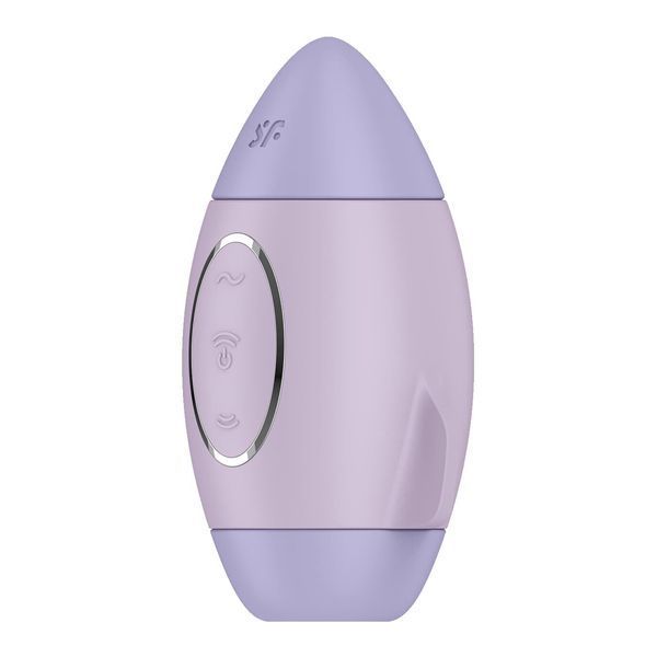 Вакуумний стимулятор з вібрацією Satisfyer Mission Control Violet, 2 незалежні мотори SO8970 фото