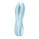 Кліторальний вібратор Satisfyer Threesome 1 Light Blue з трьома гнучкими пальчиками SO6986 фото 2