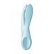 Кліторальний вібратор Satisfyer Threesome 1 Light Blue з трьома гнучкими пальчиками SO6986 фото 3