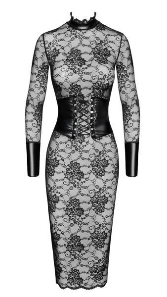 Сукня Noir Handmade F375 Noirelle Lace Corset Midi dress XL SX4117 фото