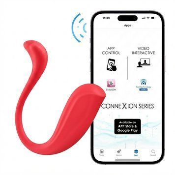 Інтерактивне віброяйце Svakom Phoenix Neo 2 Red (оновлена модель) SO7325 фото