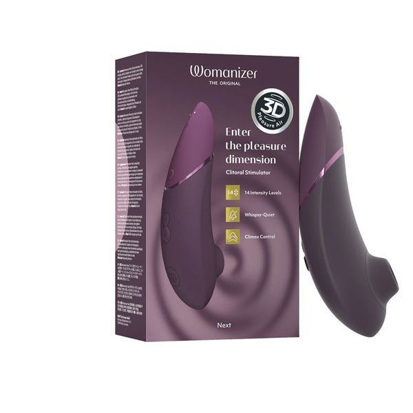 Вакуумний кліторальний стимулятор Womanizer Next Dark Purple SX2303 фото