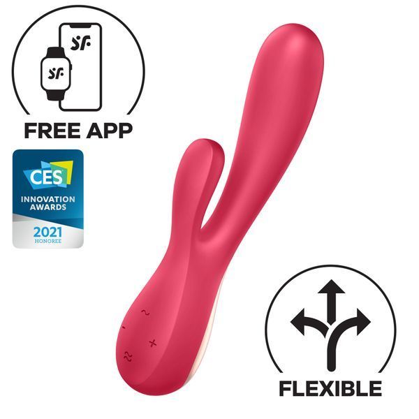 Смарт вібратор-кролик Satisfyer Mono Flex Red SO3900 фото