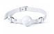 Кляп силіконовий Feral Feelings Silicon Ball Gag White/White, білий ремінець, біла кулька SX3975 фото 1
