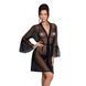 Повітряний пеньюар Passion LOVELIA PEIGNOIR XXL XXXL, black SO4772 фото 1