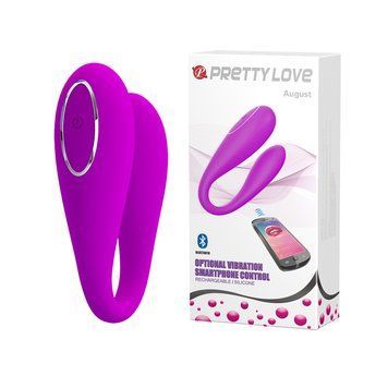 Вібратор для пар Pretty Love August Stimulator Purple (App) 6603BI-014582HP фото