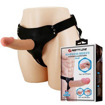 Страпон Pretty Love Harness Briefs Stark 6603BW-022096N фото