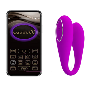 Смарт-вібратор для пар Pretty Love August Stimulator Purple (App) 6603BI-014582HP фото
