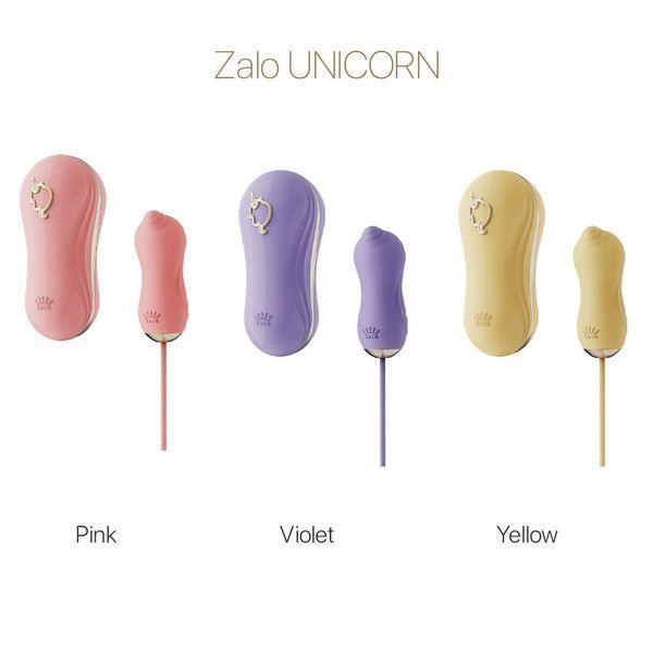 Набір 2в1 Zalo &mdash; UNICORN Yellow, віброяйце + вакуумний стимулятор SO6686 фото