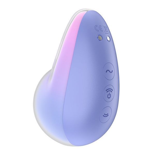 Вакуумний стимулятор з вібрацією Satisfyer Pixie Dust Violet Pink SO8972 фото
