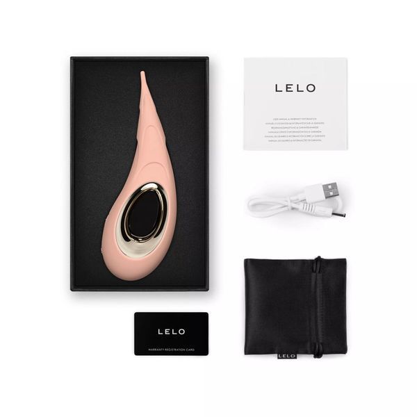 Кліторальний вібратор LELO DOT Cruise Peach Please, точкова стимуляція, технологія Infinite Loop SX3042 фото