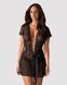 Пеньюар Obsessive Alluria peignoir & thong L XL