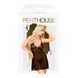 Мінісукня з мереживним ліфом та стрінгами Penthouse - Bedtime Story Black SO5233 фото 3