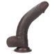 Фалоімітатор LoveToy Sliding-Skin Dual Layer Dong 9" Black 6452LV317013 фото 4