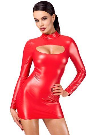 Сукня Noir Handmade F367 Bombshell Bodycon Dress Red XL SX4092 фото