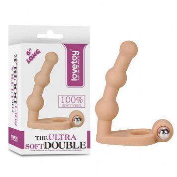 Насадка для подвійного проникнення LoveToy The Ultra Soft Double Bead 6 " 6452LV320104 фото