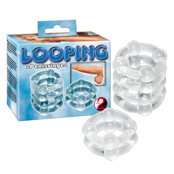 Ерекційні кільця You2Toys Looping Penis Rings 61325148290000 фото