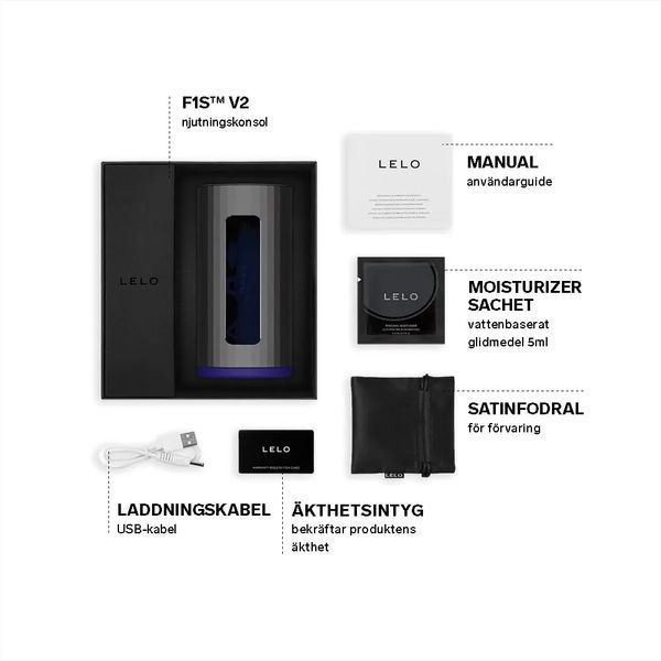 Смарт мастурбатор LELO F1S V2 Blue SO8121 фото