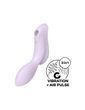 Вакуумний стимулятор з вібрацією Satisfyer Curvy Trinity 2 Violet SO6084 фото