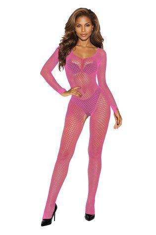 Бодістокінг SoftLine Bodystocking 2061, pink - One Size 5590206140 фото