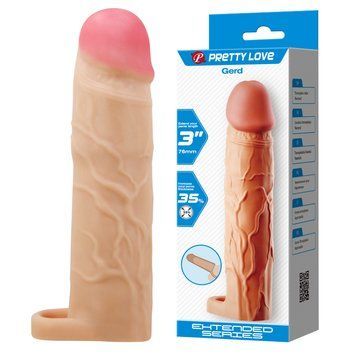 Насадка на член Pretty Love Gerd Penis Extender +3" Flesh 6603BI-026258 фото
