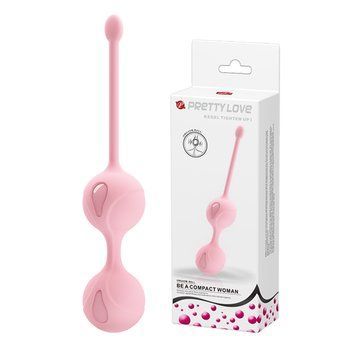 Вагінальні кульки Pretty Love Kegel Tighten Up I Light Pink, 91 г 6603BI-014491-1 фото