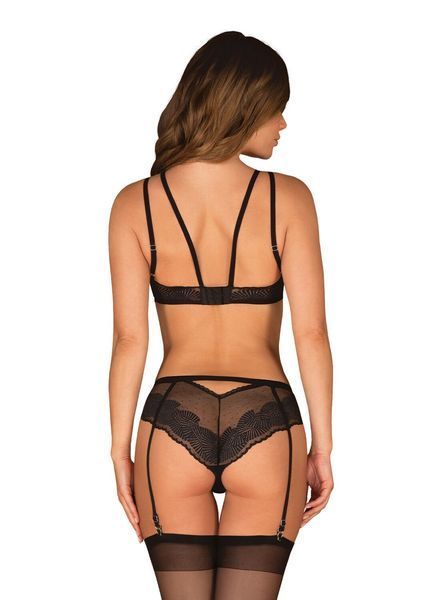 Комплект Obsessive Allastia 2-pcs set black L/XL SX2577 фото