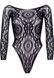 Еротичне боді-бодістокінг Leg Avenue Snap crotch thong back teddy Black M L SO9131 фото 3