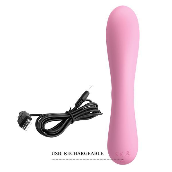 Мінівібратор-кролик Pretty Love Hugo Vibrator Pink 6603BI-014694 фото