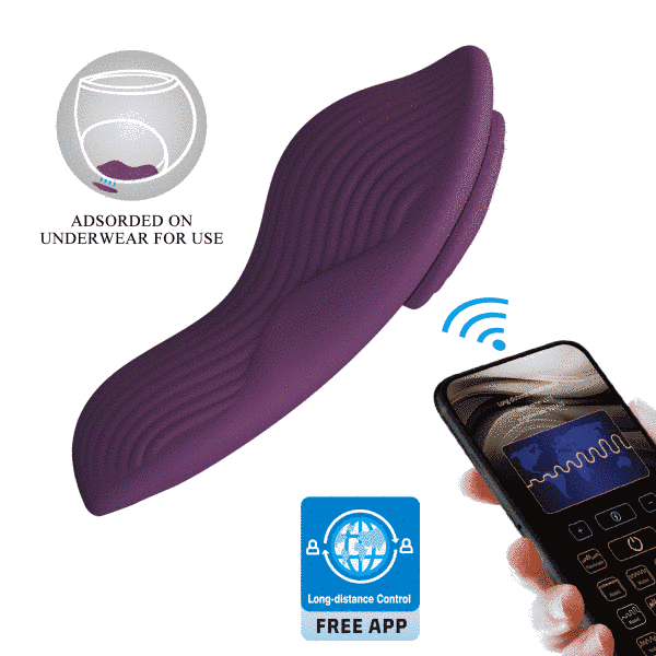 Вібратор в трусики Pretty Love Mobile App Control Mane Stimulator Purple 6603BW-022100HP фото