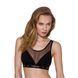 Топ з прозорою вставкою Passion PS002 TOP XL, black SO4201 фото 1