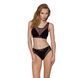 Топ з прозорою вставкою Passion PS002 TOP XL, black SO4201 фото 3
