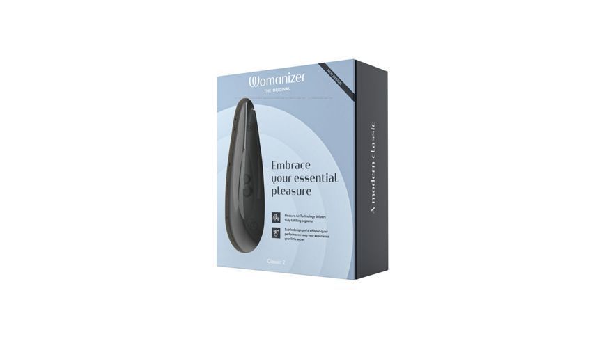 Вакуумний кліторальний стимулятор Womanizer Classic 2 - Black, функція Afterglow SO8747 фото