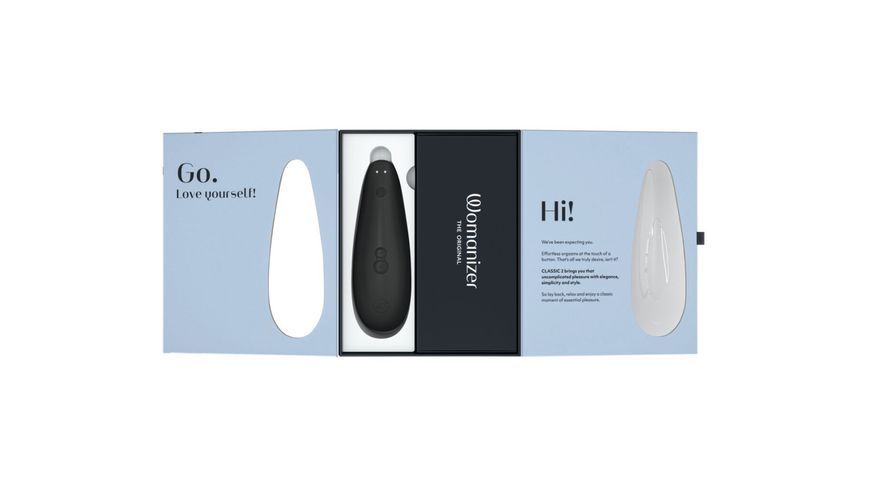 Вакуумний кліторальний стимулятор Womanizer Classic 2 - Black, функція Afterglow SO8747 фото