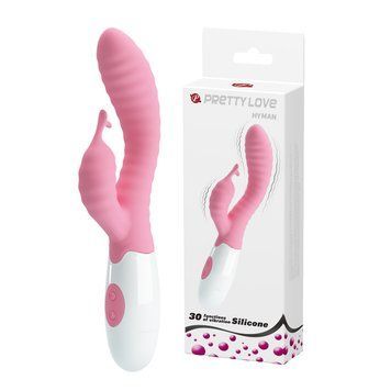 Вібратор-кролик Pretty Love Hyman Vibrator Pink 6603BI-014705-1 фото