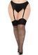Панчохи Leg Avenue Wide Top Rhinestone Sheer Stockings Black 1X 2X SX1065 фото 1