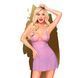 Мінісукня з мереживним ліфом та стрінгами Penthouse - Bedtime Story Purple L/XL SO4349 фото 1