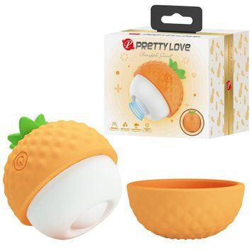 Вібратор з пульсацією Pretty Love Pineapple Secret Orange 6603BI-300064-1 фото