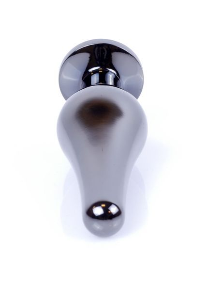 Анальна пробка Boys of Toys Jewellery Dark Silver BUTT PLUG- Black 62530064-00056 фото
