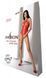 Бодістокінг з імітацією корсетної шнурівки Passion BS094 One Size, red, квітковий візерунок SO8924 фото 6