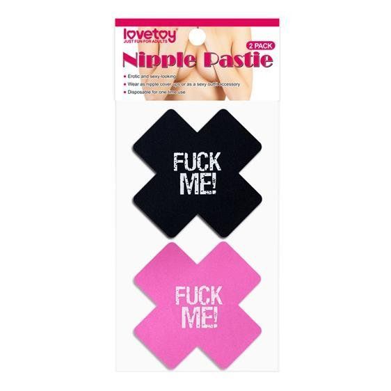 Пестіси LoveToy Fuck Me Cross Pattern Nipple Pasties (2 пари) 6452LV763008 фото