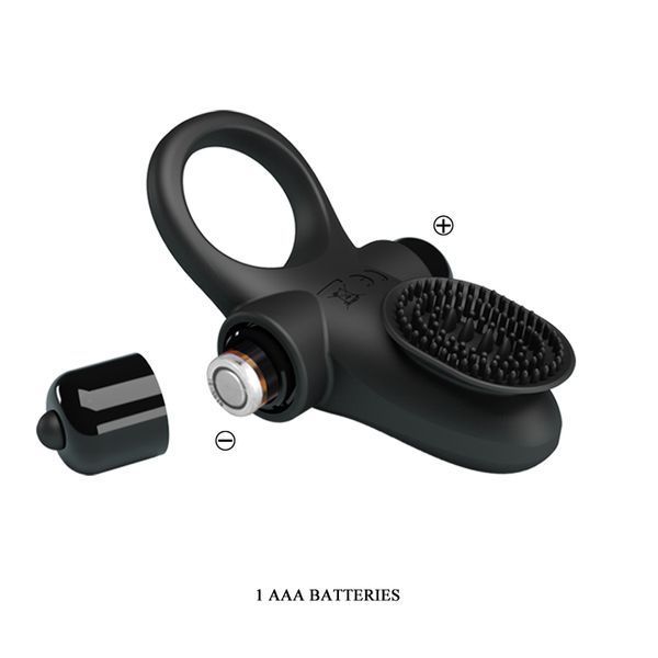 Ерекційне кільце Pretty Love Vibrant Penis Ring II Black 6603BI-210205 фото