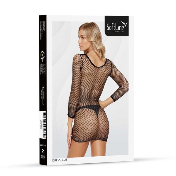 Сукня SoftLine Dress 3028, black - One Size 5590302810 фото