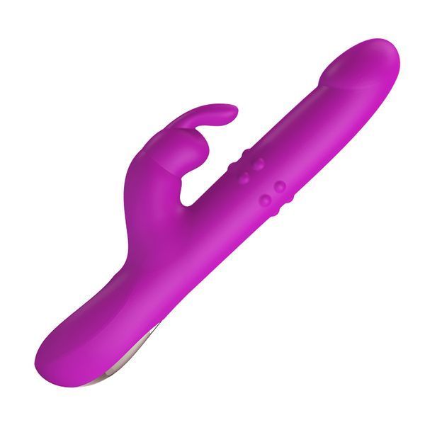 Вібратор-кролик зі стимулюючими кільцями Pretty Love Reese Vibrator Purple 6603BI-014902 фото