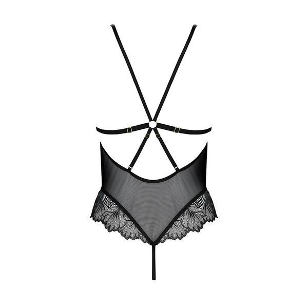 Боді Passion DELIENA BODY XXL XXXL, black SO8416 фото