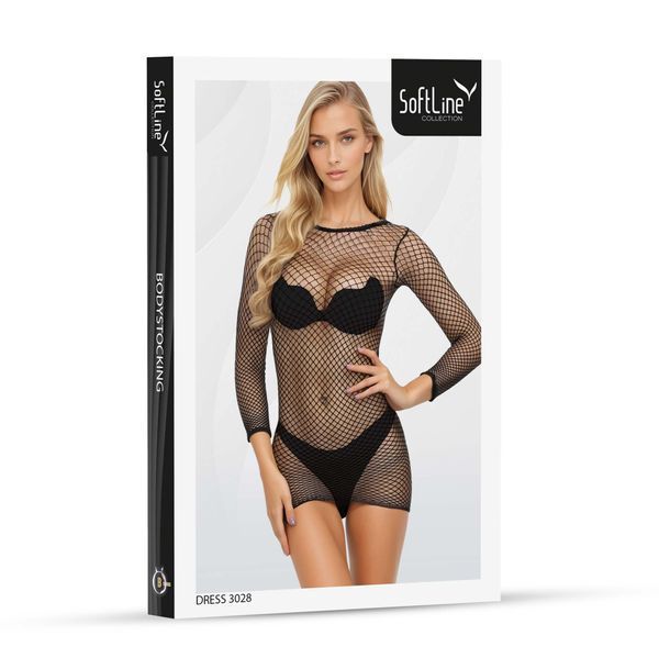 Сукня SoftLine Dress 3028, black - One Size 5590302810 фото
