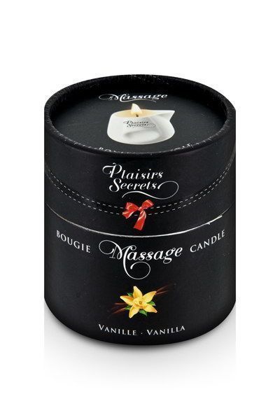 Масажна свічка Plaisirs Secrets Vanilla (80 мл) SO1844 фото