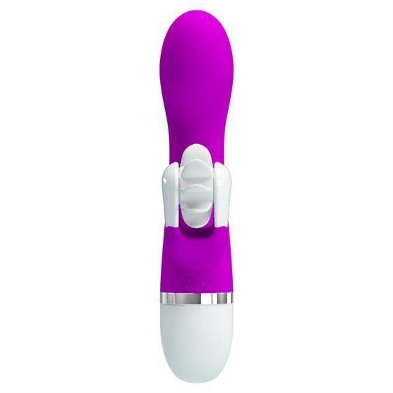 Вібратор-кролик з імітацією кунілінгусу Pretty Love Sheila Rolling Vibrator Purple 6603BI-014788 фото